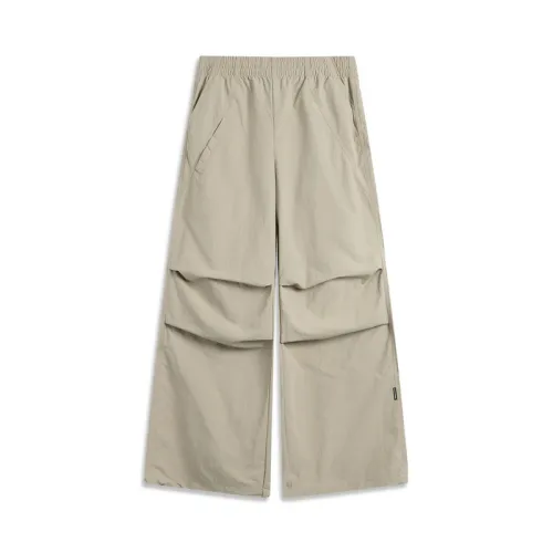 Li Ning Casual Pants Women's Muted Grass