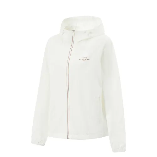 Li Ning Lotus Leaf Trench Coat Women's Ivory