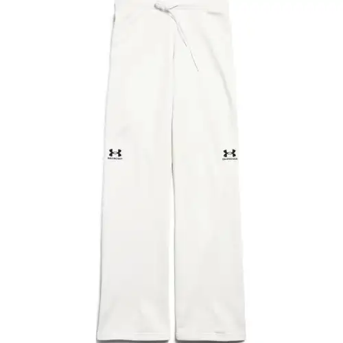 Balenciaga x Under Armour Flared Sweatpants In White/Black Casual Pants Women's White