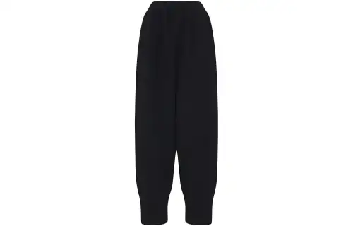 THE ROW Casual Pants Women's Black Moderate Straight Fit Pants