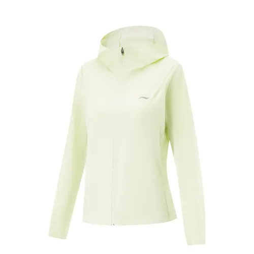 Li Ning Running Collection Sun Protection Clothing Women's Soft Aqua Green
