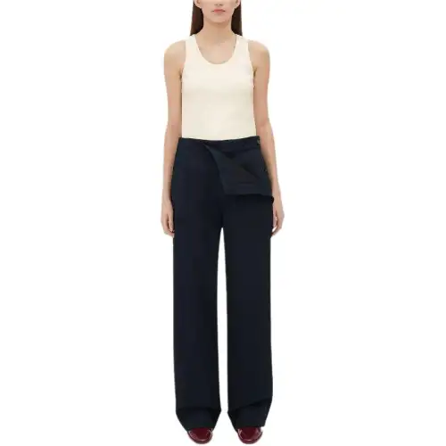 Bottega Veneta Casual Pants Women's Midnight Blue