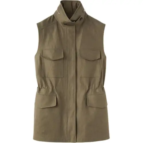 Loro Piana SS24 Vest Women's Tundra Green