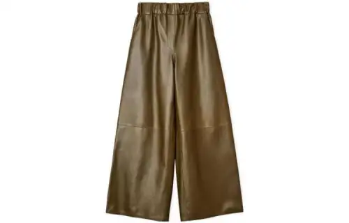 LOEWE FW21 Casual Pants Women's Camel