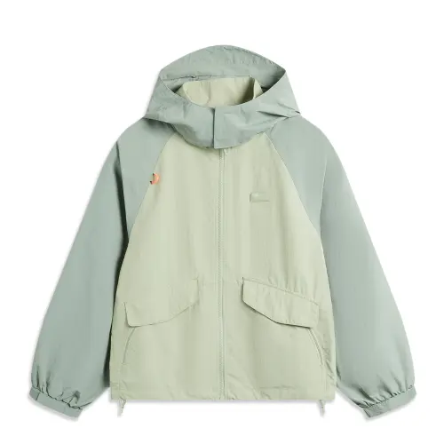 Li Ning Sports Life Collection Trench Coat Women's Desert Green