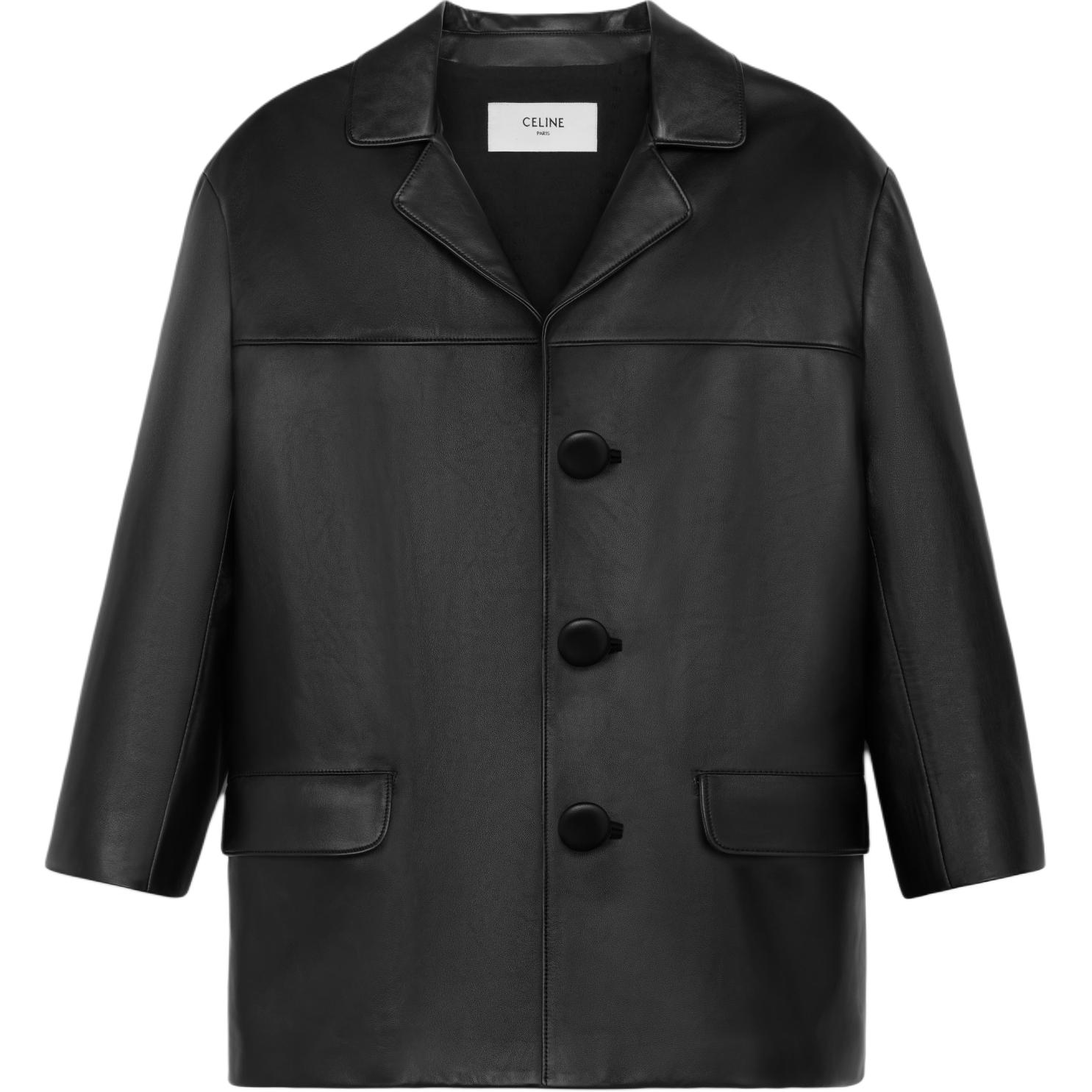 CELINE Collared Button Up Jacket