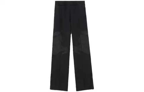 Burberry Logo Printed Straight-Leg Trousers