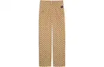 GUCCI Casual Pants Women's Brown Moderate Straight Fit Pants