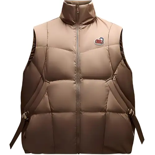 Anta x NEIXINXIAOHAI,LIANMINGKUAN Life Collection Vest Women's Chestnut Milk Coffee