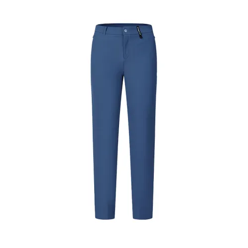 FILA Golf Straight Fit Basic Minimalist Versatile Fleece Lined Outdoor Classic Casual Pants Women's Deep Elegant Blue