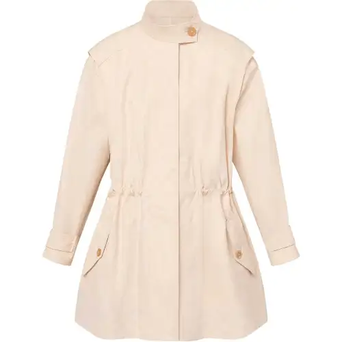 Lv Monogram Jacquard Oversized Parka