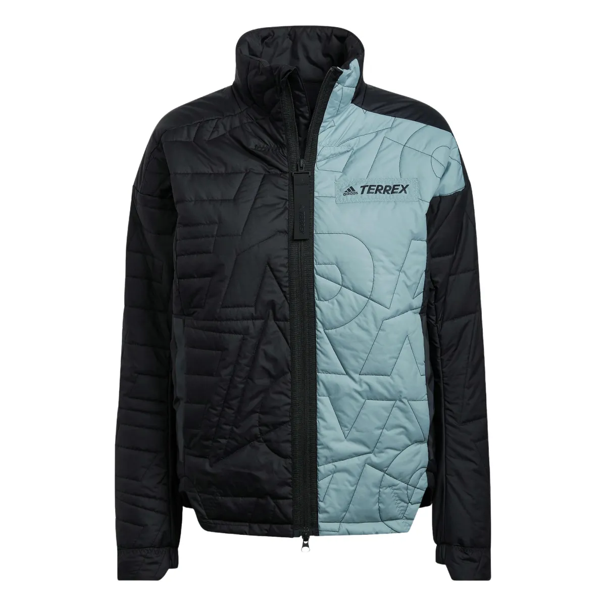 Adidas Puffer Jacket Women's Black/Magical Yellow/Light Gray
