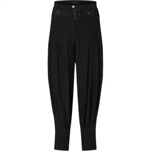 Lv Belted Balloon Pants