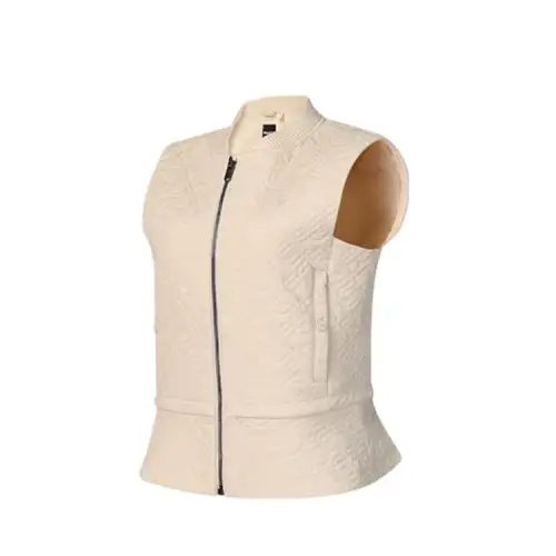 FILA Golf Vest Women's Brown Beige Khaki