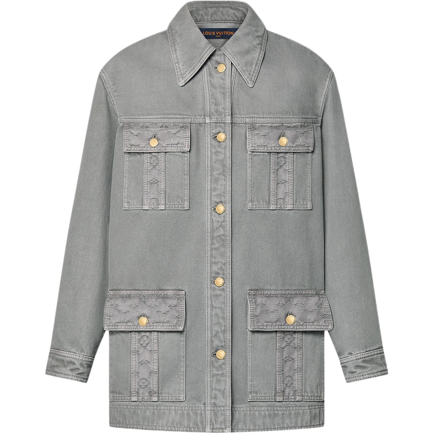 LOUIS VUITTON Flap Pocket Denim Jacket