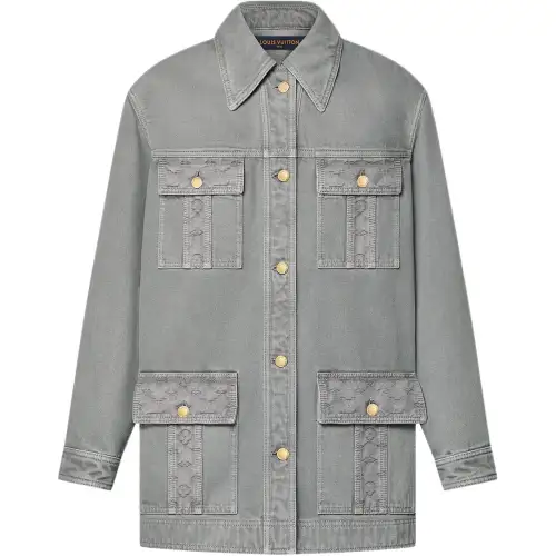 LOUIS VUITTON Flap Pocket Denim Jacket