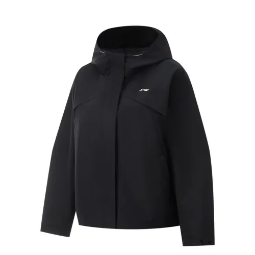 Li Ning Fitness Series Trench Coat Women's Black