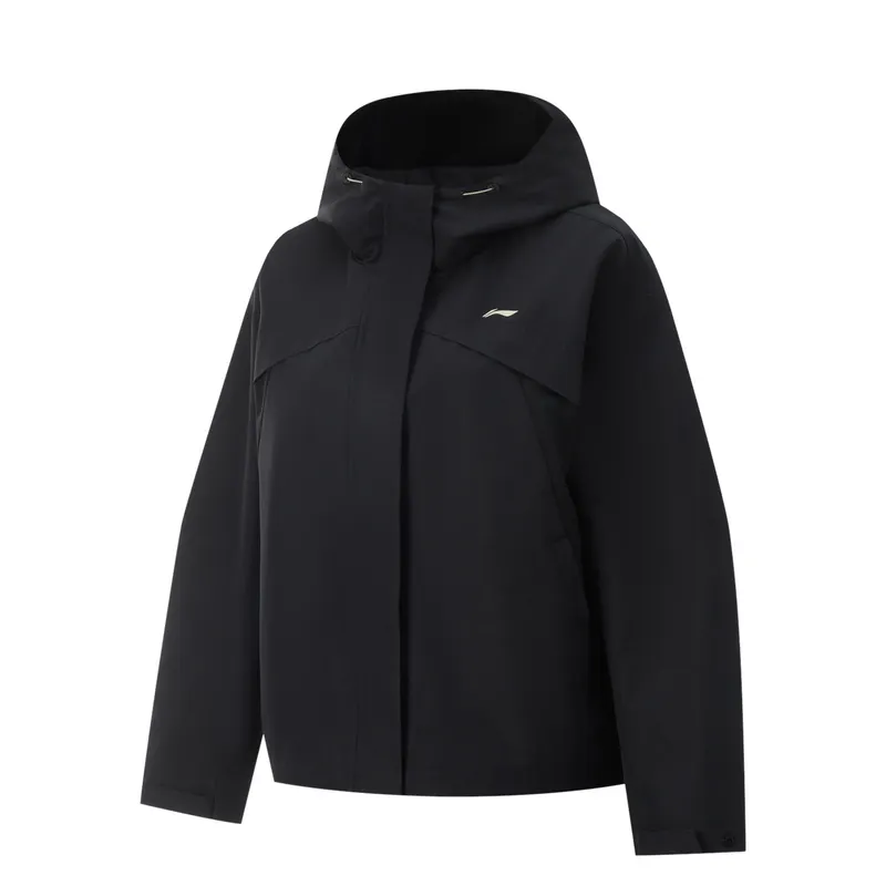Li Ning Fitness Series Trench Coat Women's Black