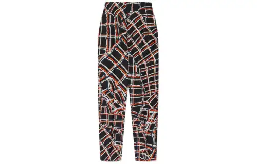 Bottega Veneta Distorted Check Printed Trousers