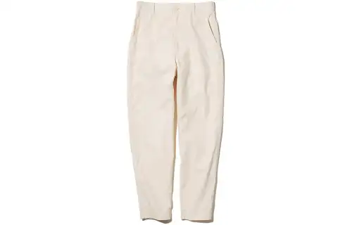 UNIQLO Casual Pants Women's Ivory Moderate Straight Fit Pants