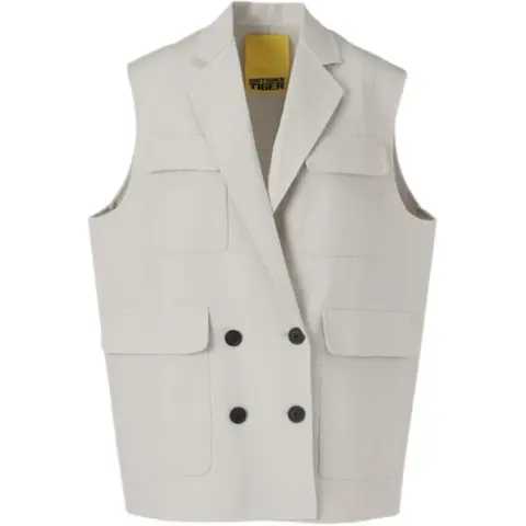 Onitsuka Tiger SS25 Vest Women's Light Gray