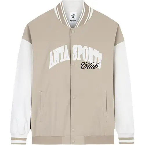 Anta Life Collection Baseball Jacket Women's Beige Khaki