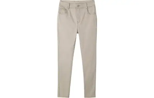 Skechers Casual Pants Women's Pearl Cloud Beige/03WH Moderate Straight Fit Pants