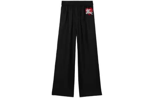 【Previous Season】Equestrian Knight-motif silk trousers