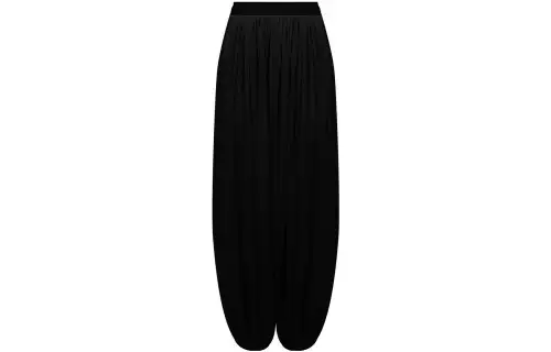 LOEWE Casual Pants Women's Black Moderate Cuffed Pants