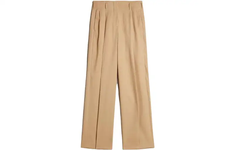 Golden Goose Casual Pants Women's Khaki Moderate Straight Fit Pants