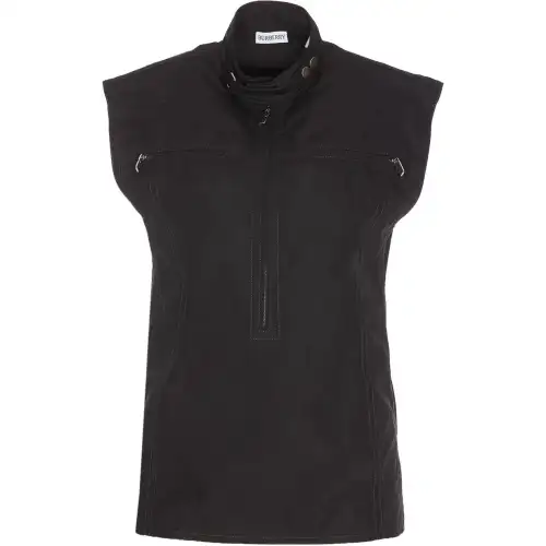 Burberry Vests Women's Black Stand Collar Moderate Other