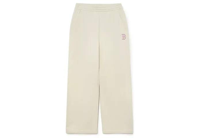 MLB VARSITY BOSTON RED SOX Casual Pants Women's White