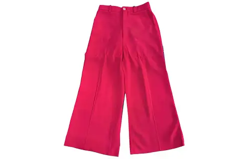 GUCCI High Rise Wide Leg Pants Pink
