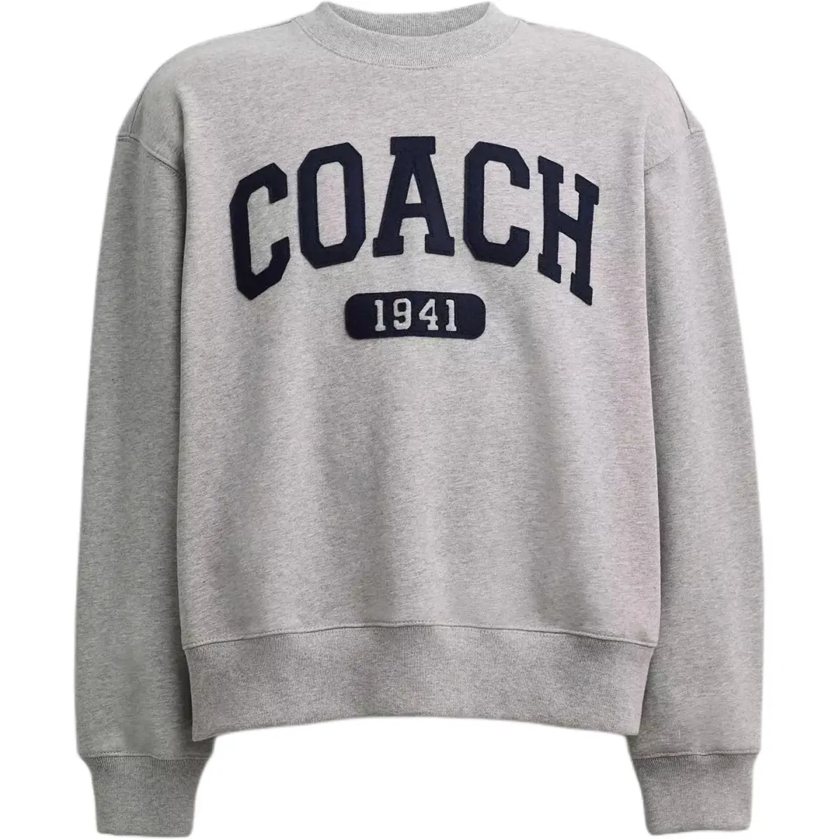 COACH Sweatshirt Women's Light Gray