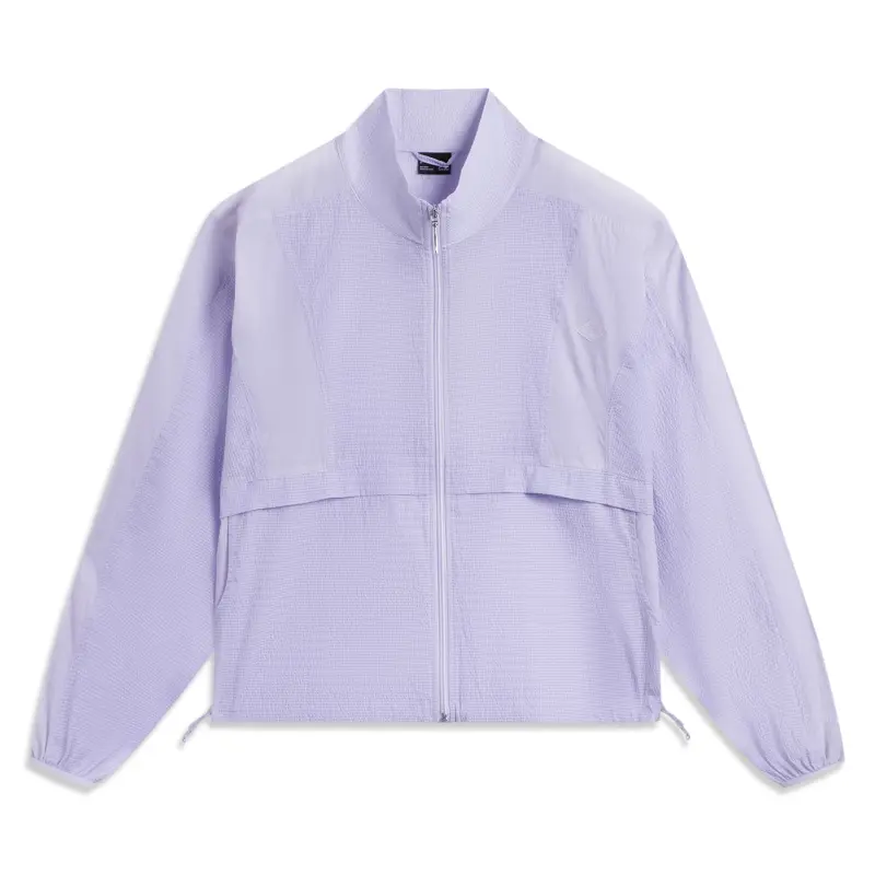 Li Ning Sports Life Collection Trench Coat Women's Naughty Purple
