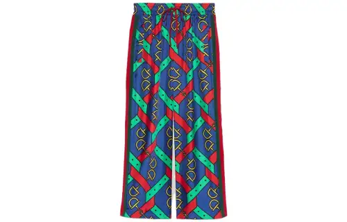 GUCCI Satin Cropped Trousers