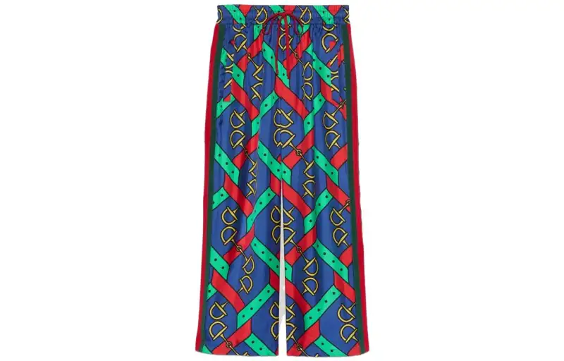 GUCCI Satin Cropped Trousers