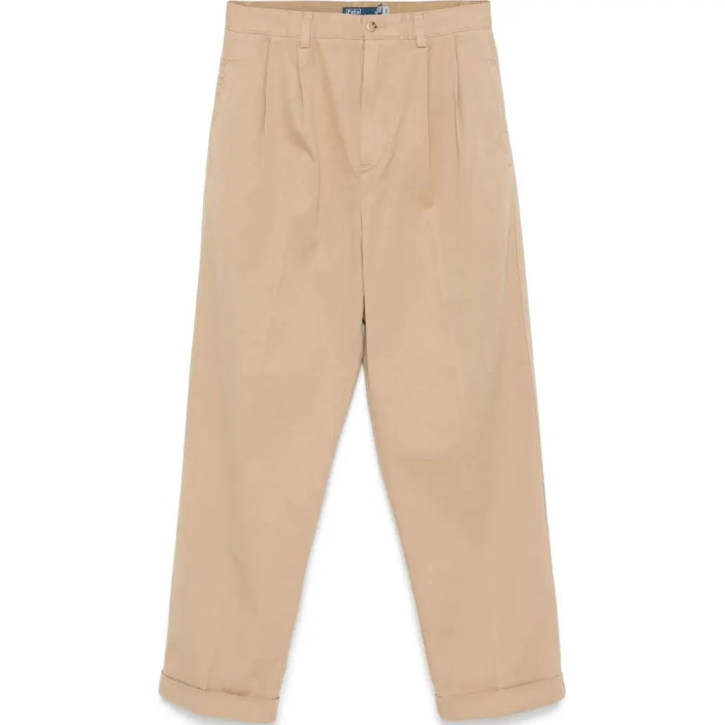 Polo Ralph Lauren FW24 Casual Pants Women's Light Beige