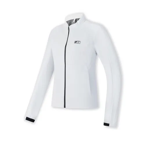 FILA Golf Windproof Windbreaker Jacket Women's Jade White