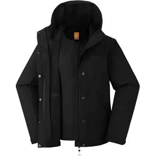Timberland Waterproof And Breathable Warm Windbreaker Jacket Women's Black
