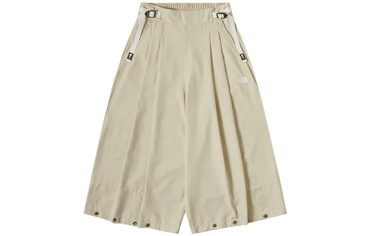 THE NORTH FACE Urban Exploration Casual Pants Women's Khaki Moderate Wide Leg Pants