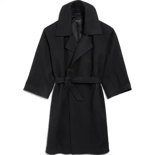 Balenciaga Coat Regular Fit Women's Black