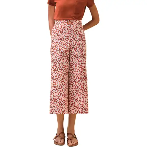 HERMES SS24 Casual Pants Women's Multicolor