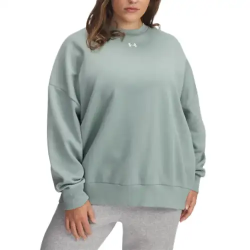 Under Armour Rival Fleece Sweatshirt Women's Silicone Green/White