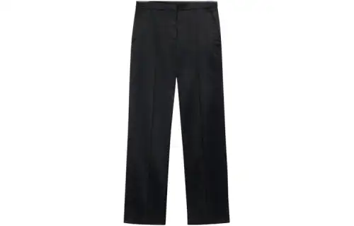 LOEWE Casual Pants Women's Black Moderate Straight Fit Pants