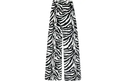 Vetements Casual Pants Women's Black White Stripes Moderate Other