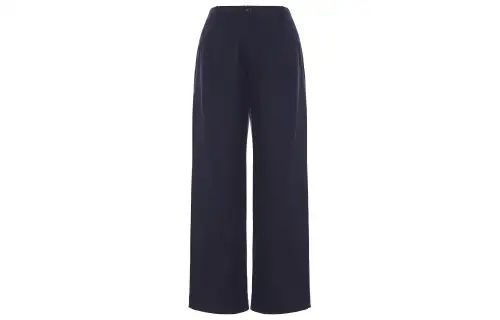 UNIQLO X INES DE LA FRESSANGE UNIQLO X Ines De La Fressange Casual Pants Women's Navy Blue Moderate Straight Fit Pants