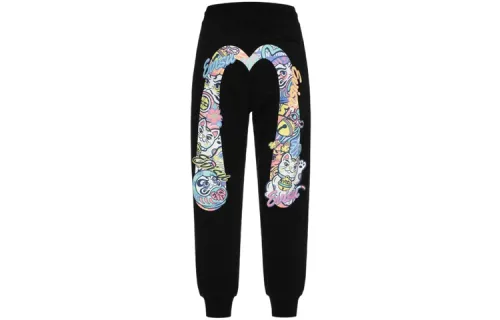 EVISU Casual Pants Women's Black