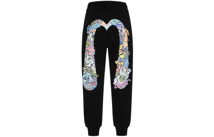 EVISU Casual Pants Women's Black