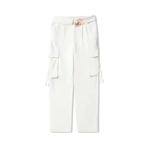 Li Ning x LOL Casual Pants Women's Ecru